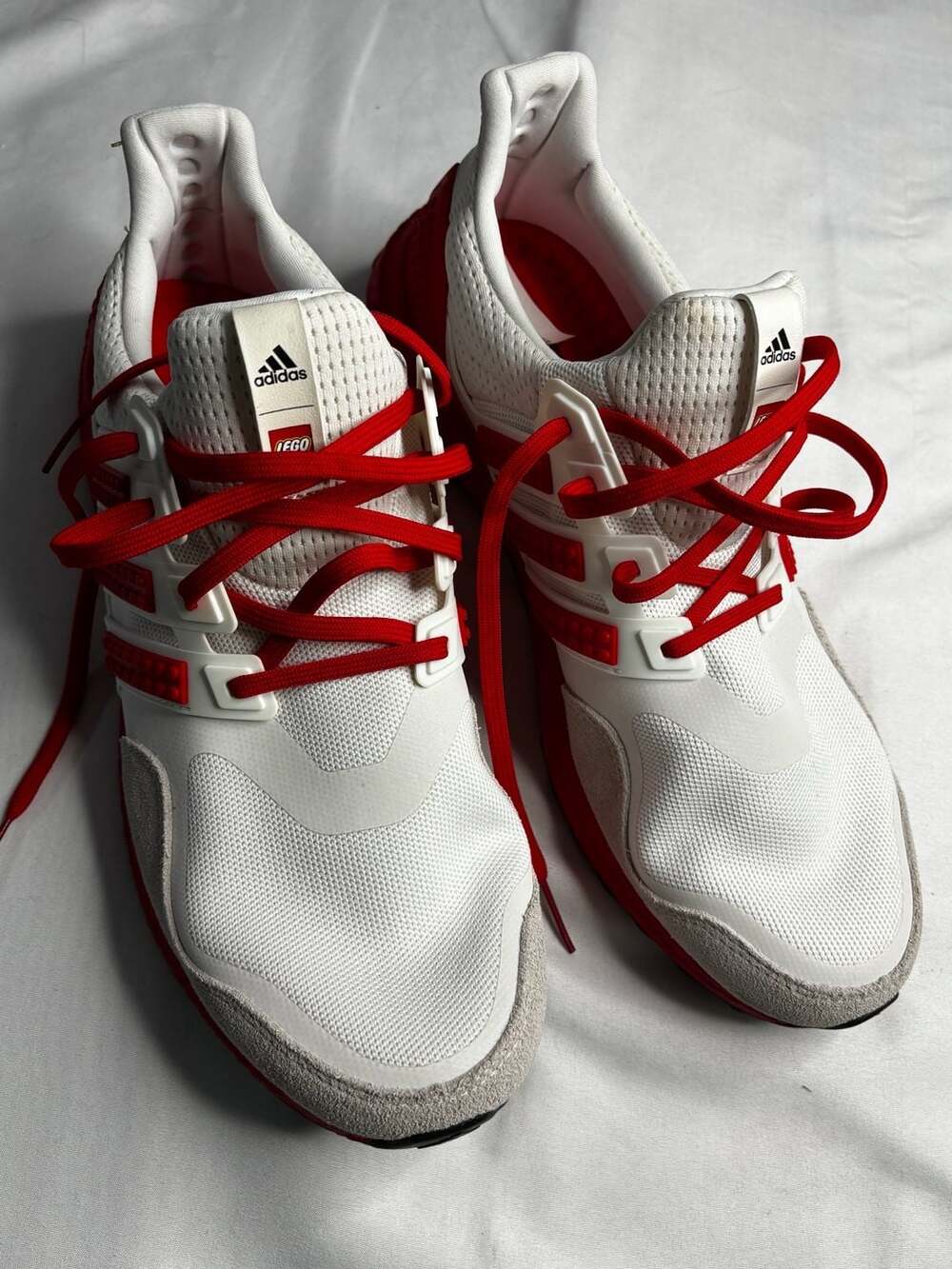 Adidas Ultraboost DNA x Lego Size 12 Red White